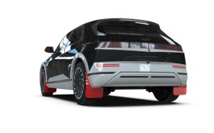 Hyundai Ioniq 5 Mud Flaps - Rally Armor - UR Red Flap/Black Logo - Red - `22-`24
